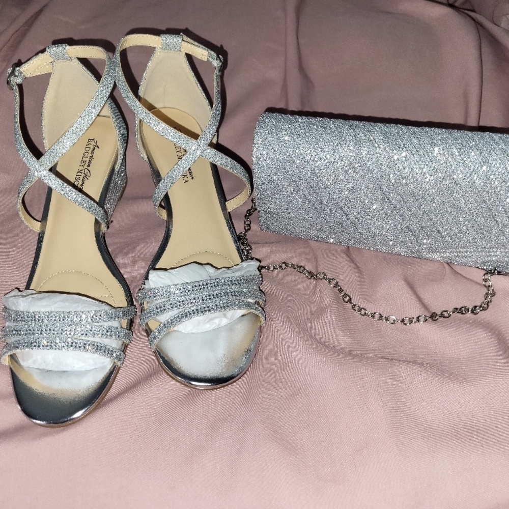 Elegant Silver Women's Heels by Touch Ups